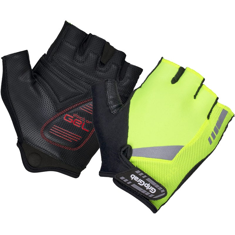 GripGrab ProGel 4mm DoctorGel Padded Short Finger Summer Cycling Gloves Comfortable Cushioned Fingerless Bike Glove - Image 1